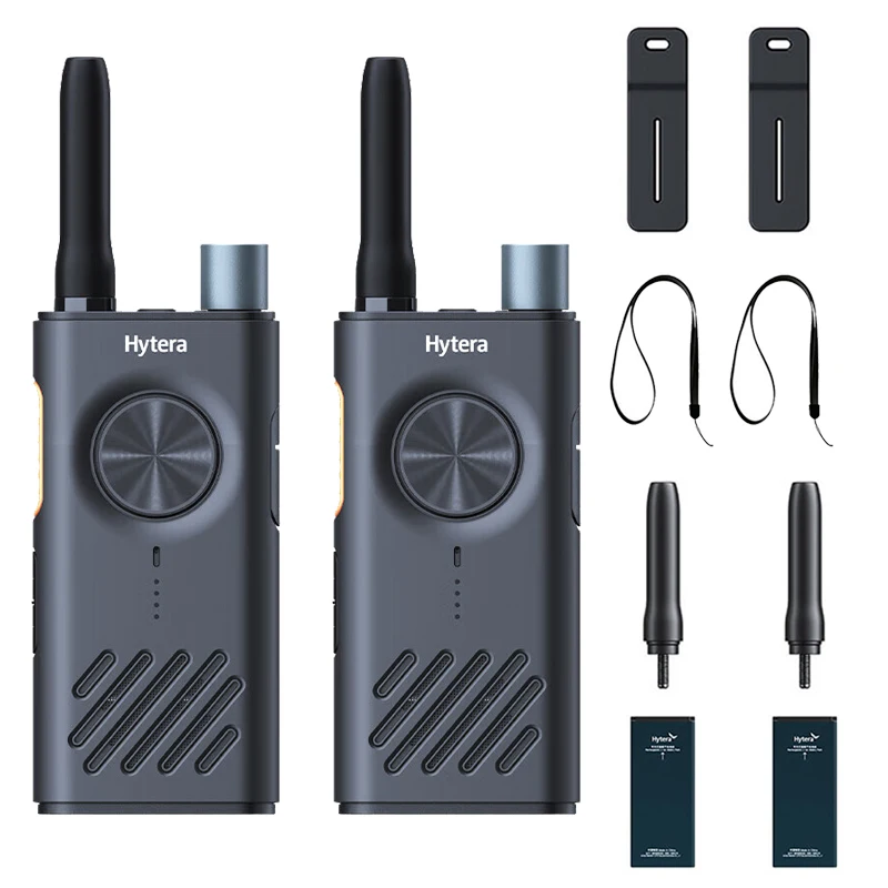 Hytera walkie-talkie S1 Long Range intercom 3W UHF frequency Type-C hunting Family Walkie Talkie for Hiking Camping Trip(2Pack)