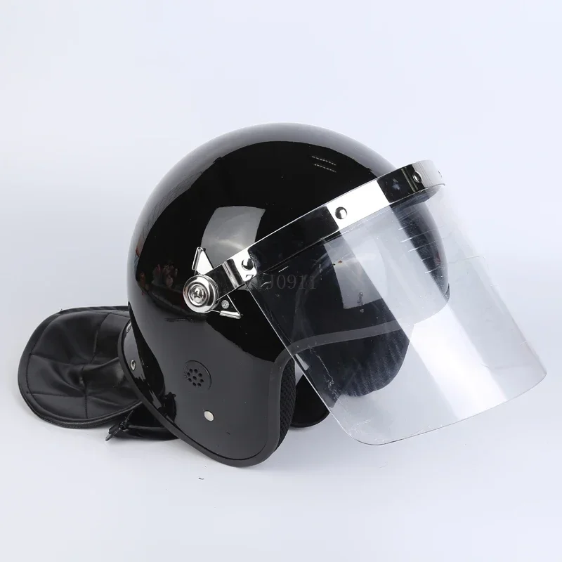 *Riot helmet protective cap face mask security duty protective patrol helmet
