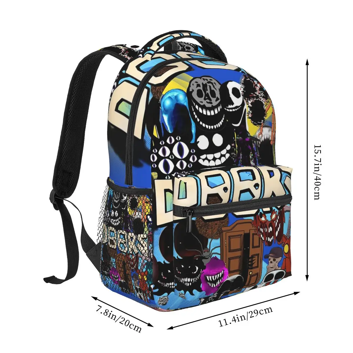 Doors All The Entities New Doors Game Update Backpacks Boys Girls Bookbag Students School Bags Travel Rucksack Shoulder Bag