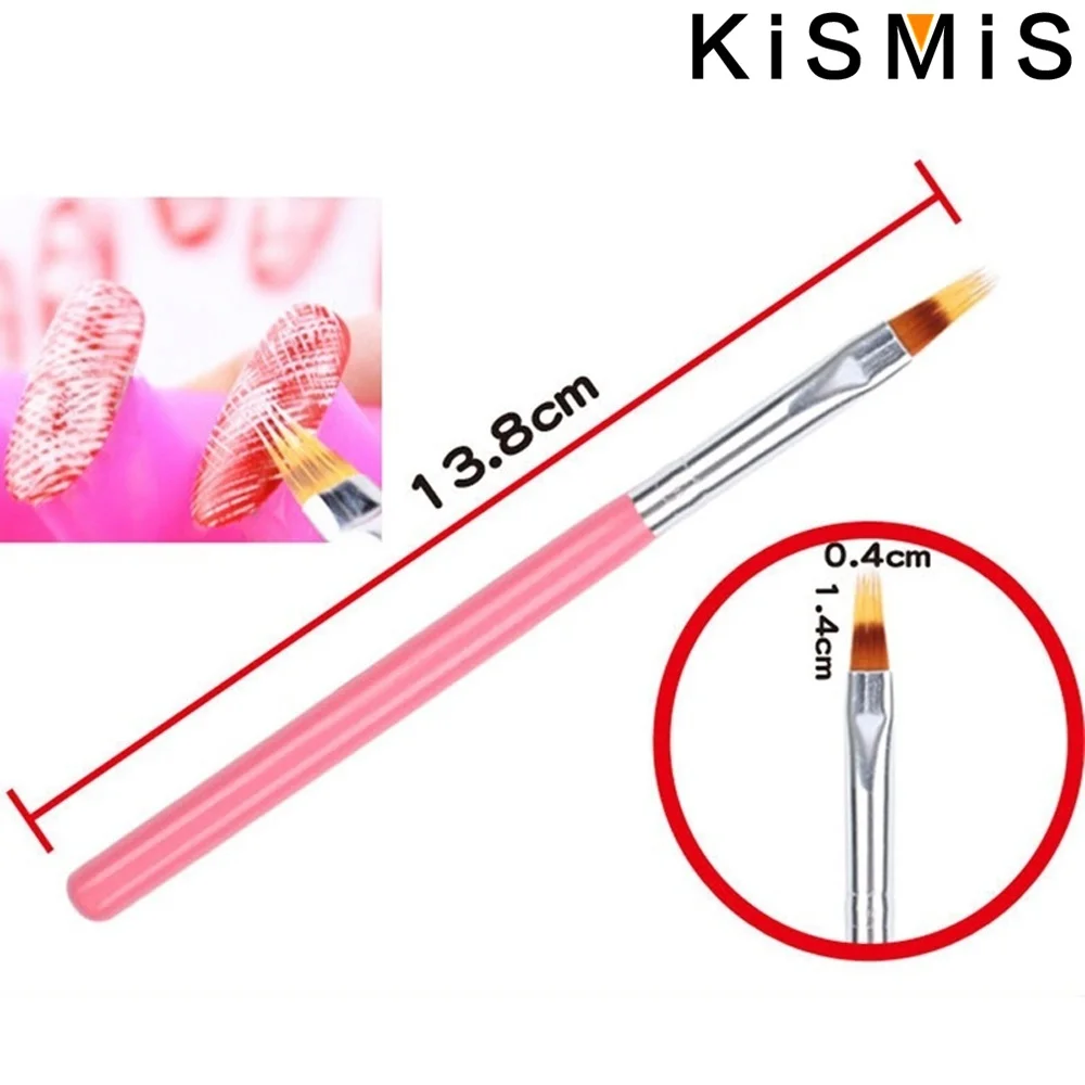KISMIS 8 قطعة مسمار الفن بتلات اللوحة القلم اللوحة الرسم لتصميم مانيكير فرشاة هلام مسمار فرشاة فنية القلم Stonego مسمار أداة فنية #6
