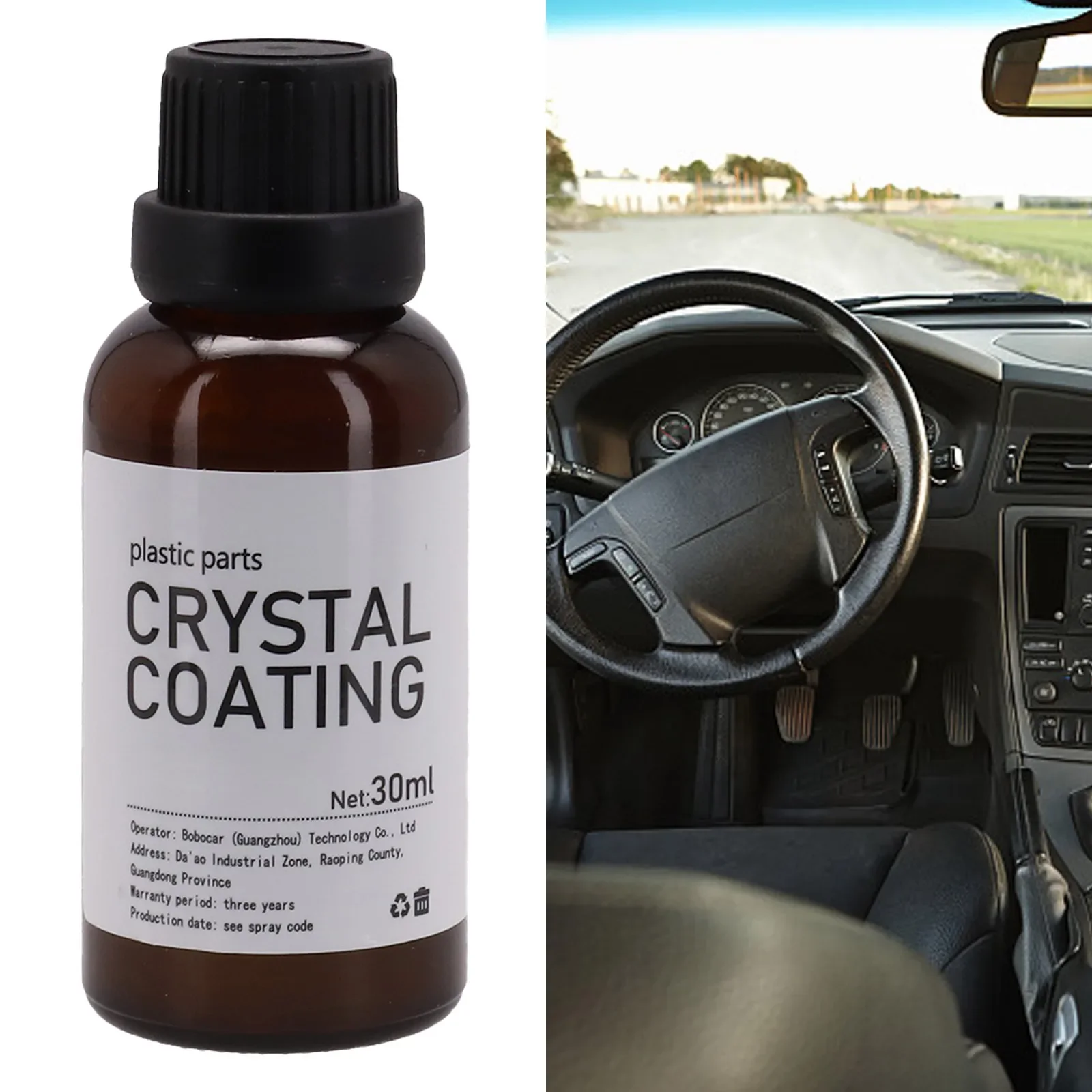 

30ml Plastic Refreshing Coating Agent Coating Agent Wax Car Retreading Agent Truck Motorcycle Refurbish Agents