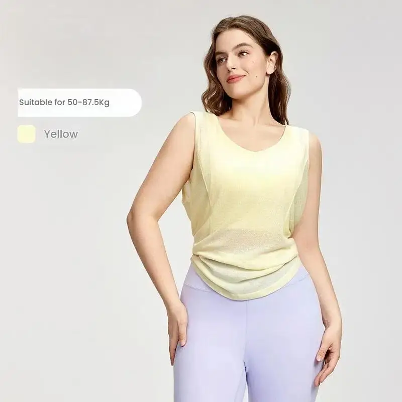 

Oversized Yoga Shirt 4 Ways to Wear Loose Breathable Cover Up for Women Plus Size Summer Vest Tops Slimming Casual Blouse
