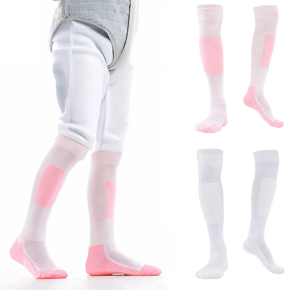 

1 Pair Unisex Over Knee High Solid Rugby Soccer Homecoming Fencing Socks, Baseball Softball Socks