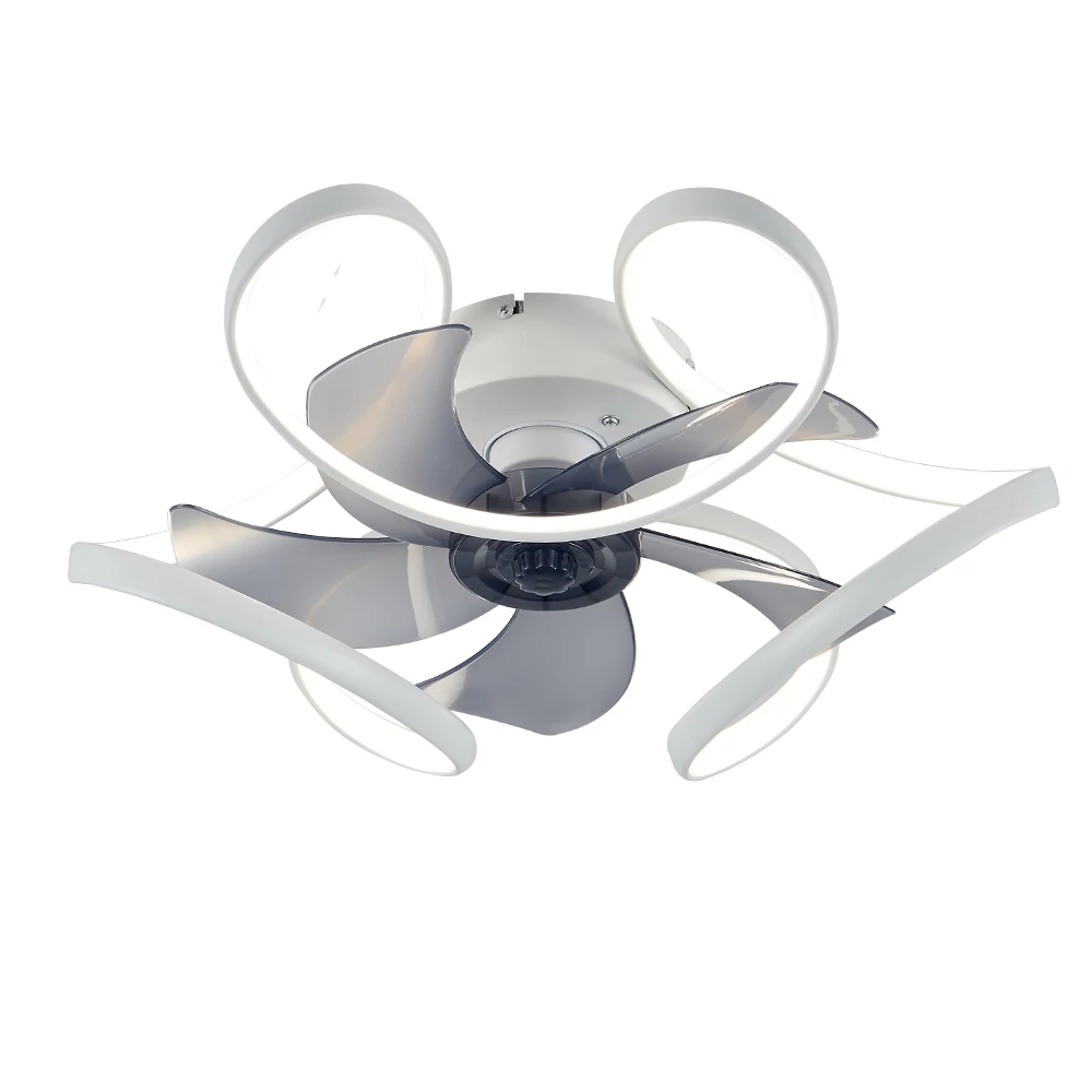 IRALAN Luchtcirculatieverlichting met ventilator Winter en zomer Dubbele modi Helderheid Traploos dimmen voor woonkamer Slaapkamer Foyer - afbeelding 2