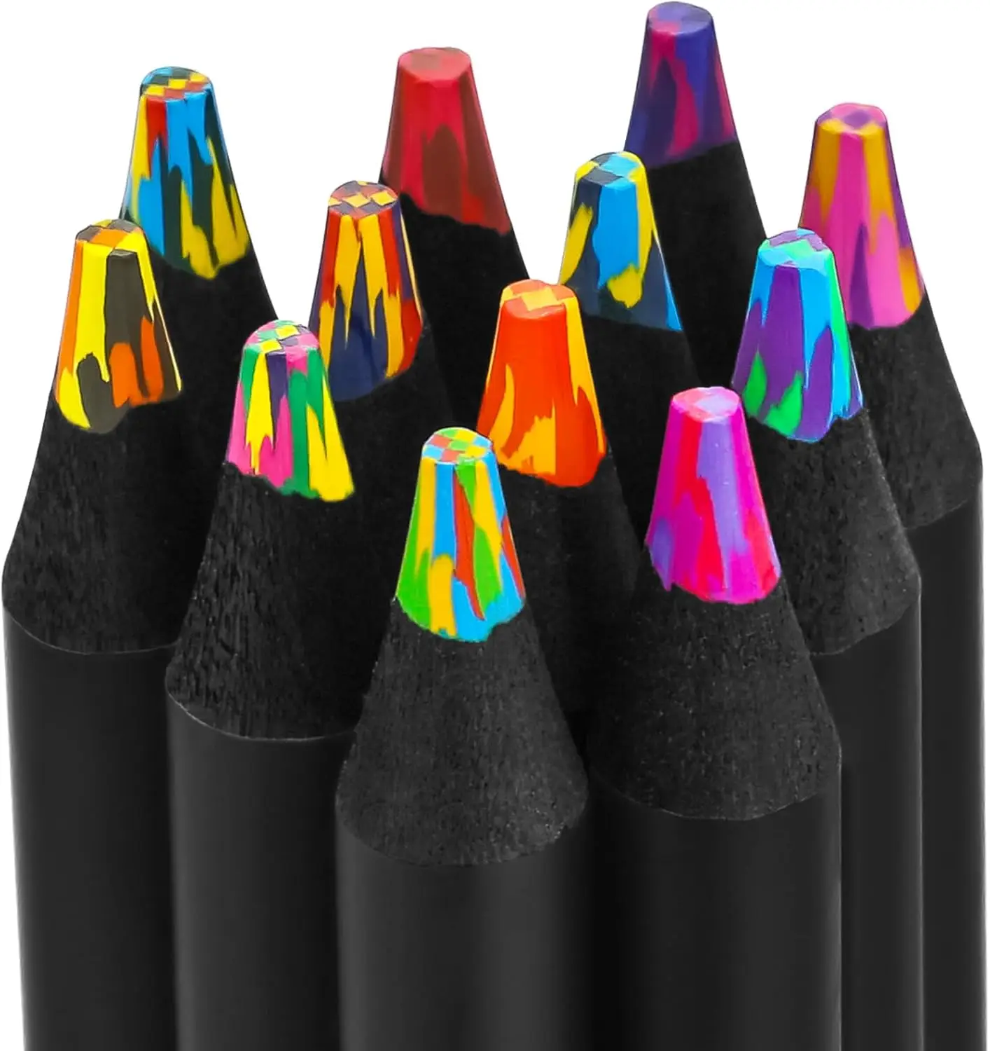 

12 Rainbow Colored Pencils for Kids & Adults, Perfect for Holidays, School Art Supplies and Creative Gifts