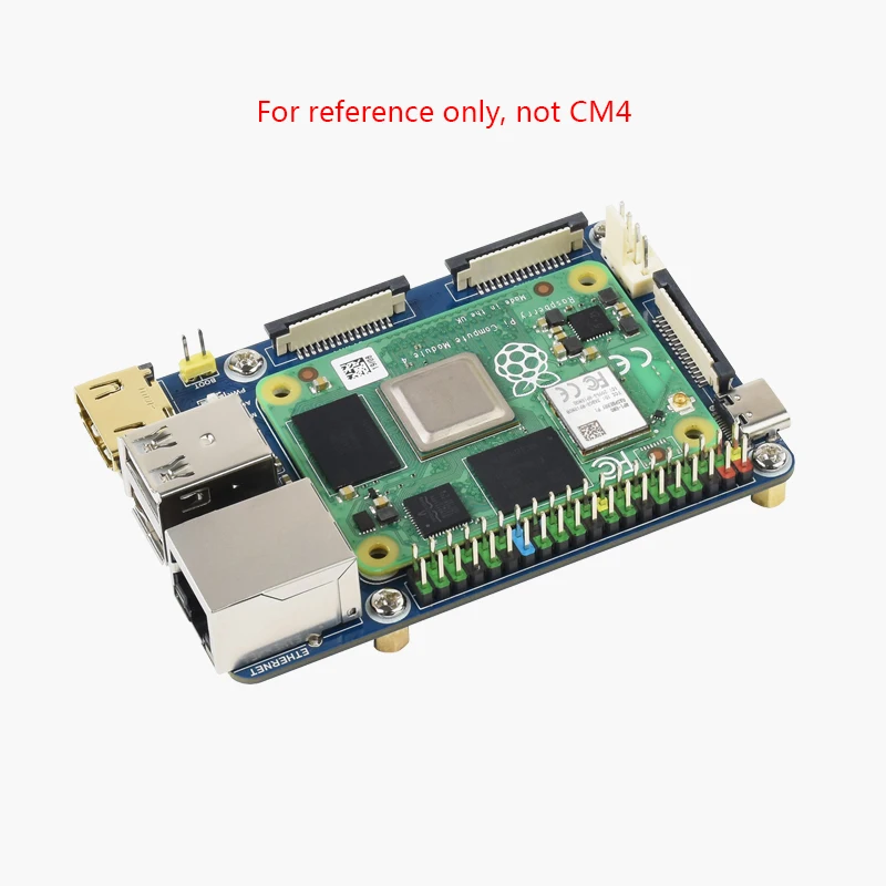 Mini carte d'extension CM4-IO-BASE-B est applicable au Module de calcul Raspberry Pi CM4, Kits de boîtier version complète alimentation US/EU