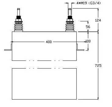 0.8KV RFM electric heating capacitors 746uF