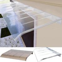 Window Awning Front Door Canopy Durable Transparent Roof Window Awning Cover Outdoor Cover Window Awning For Outdoor Balcony