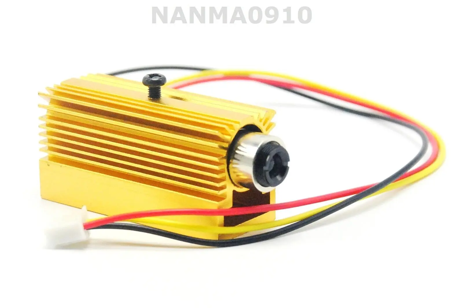 Dot/Line/Cross Adjustable 650nm 5mw Red Laser Module w/ TTL 0-15khz & Heatsink