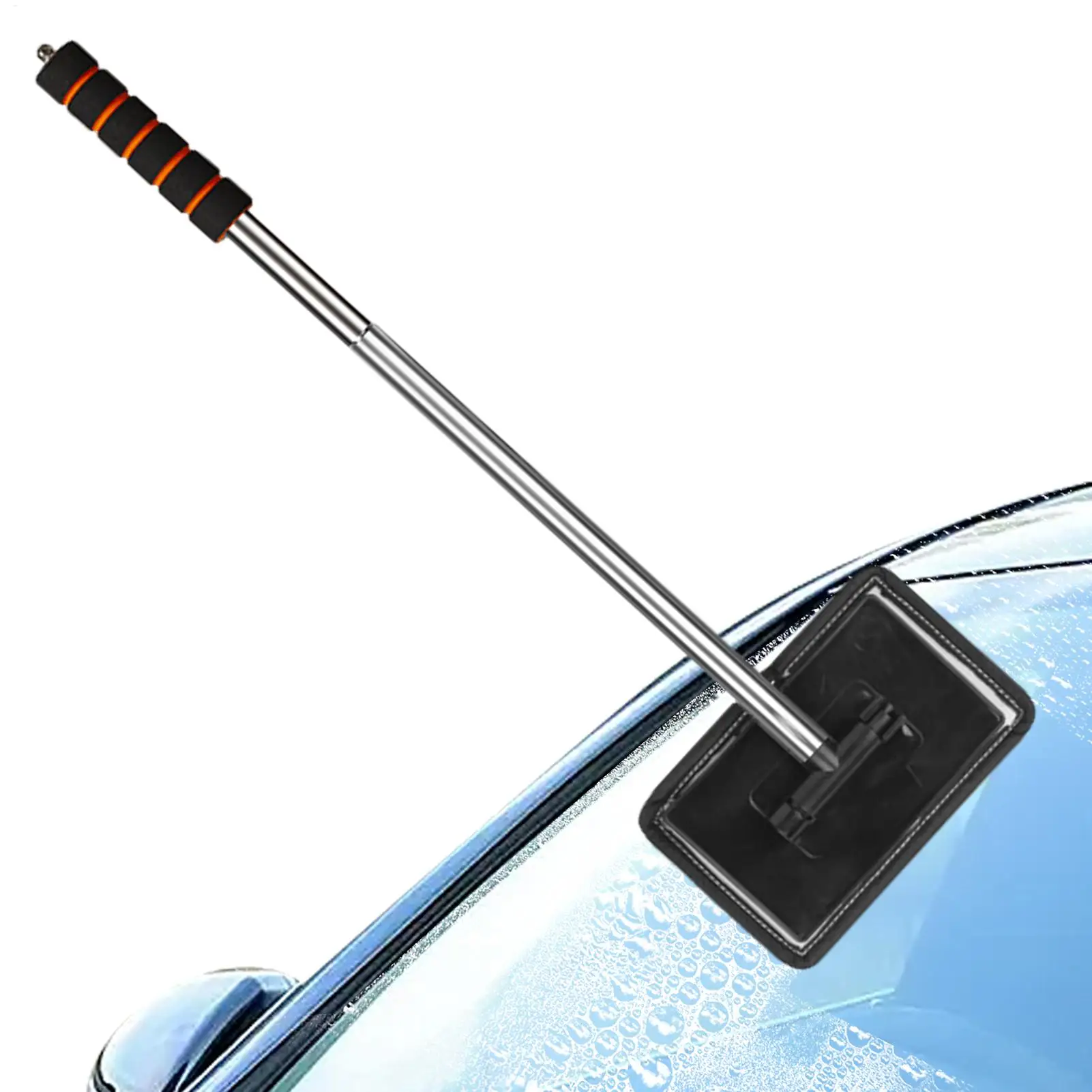 expandable Car Window Cleaner Tool Auto Glass Cleaning Brush Car Cleaning Window Tool Microfiber Window Defogging Cleaning Tool