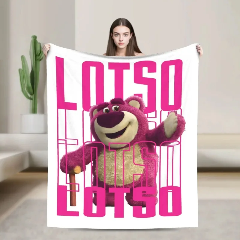 Hot Disney Cartoon Toy Story Cute Print Anime Blanket Funny Warm Throw Blankets for Bed Sofa Autumn/Winter Blanket