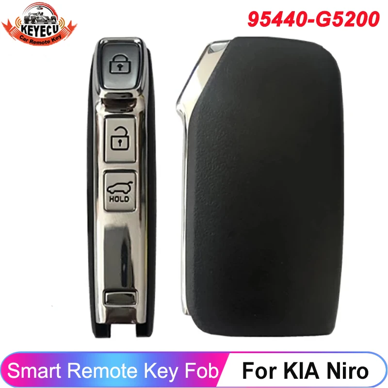 KEYECU P/N: 95440-G5200 For KIA Niro 2019 2020 2021 FCC ID: FOB-4F23 81999-J7020 New Remote Smart Key Fob 433MHz ID47 Chip