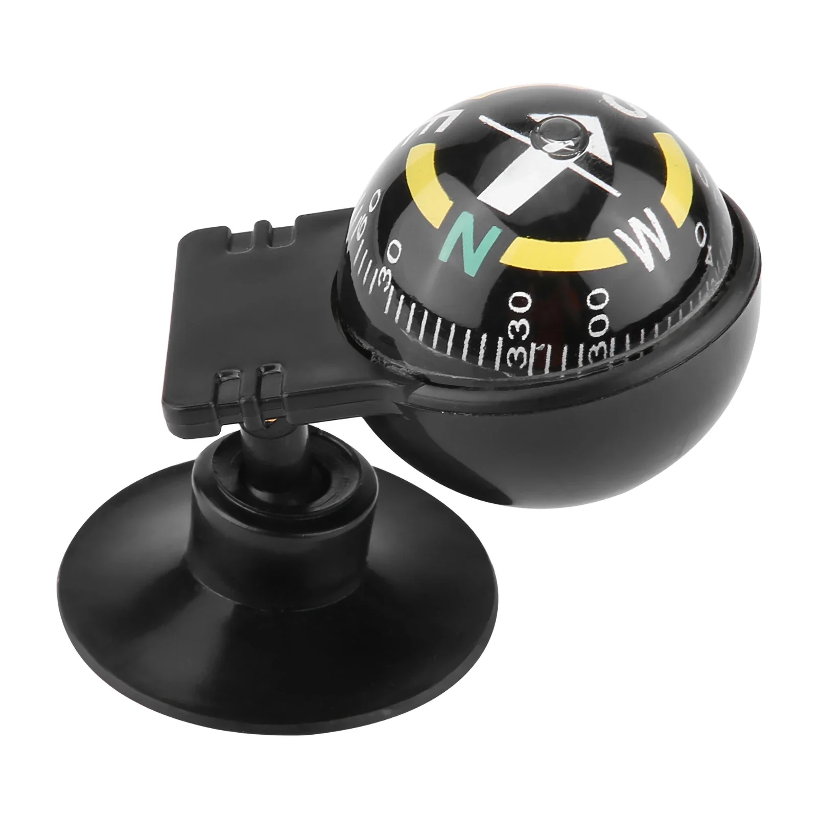 

Outdoor Adjustable Navigation Dashboard Car Compass For Car Boat Cycling Hiking Direction Pointing Guide Ball Shaped Compass