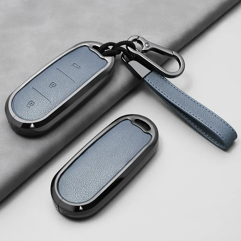 

Alloy Car Smart Key Fob Case Cover For Leading Ideal One Li Auto L9 For Li Lixiang L7 L8 2022 2023 Keychain Key Accessories