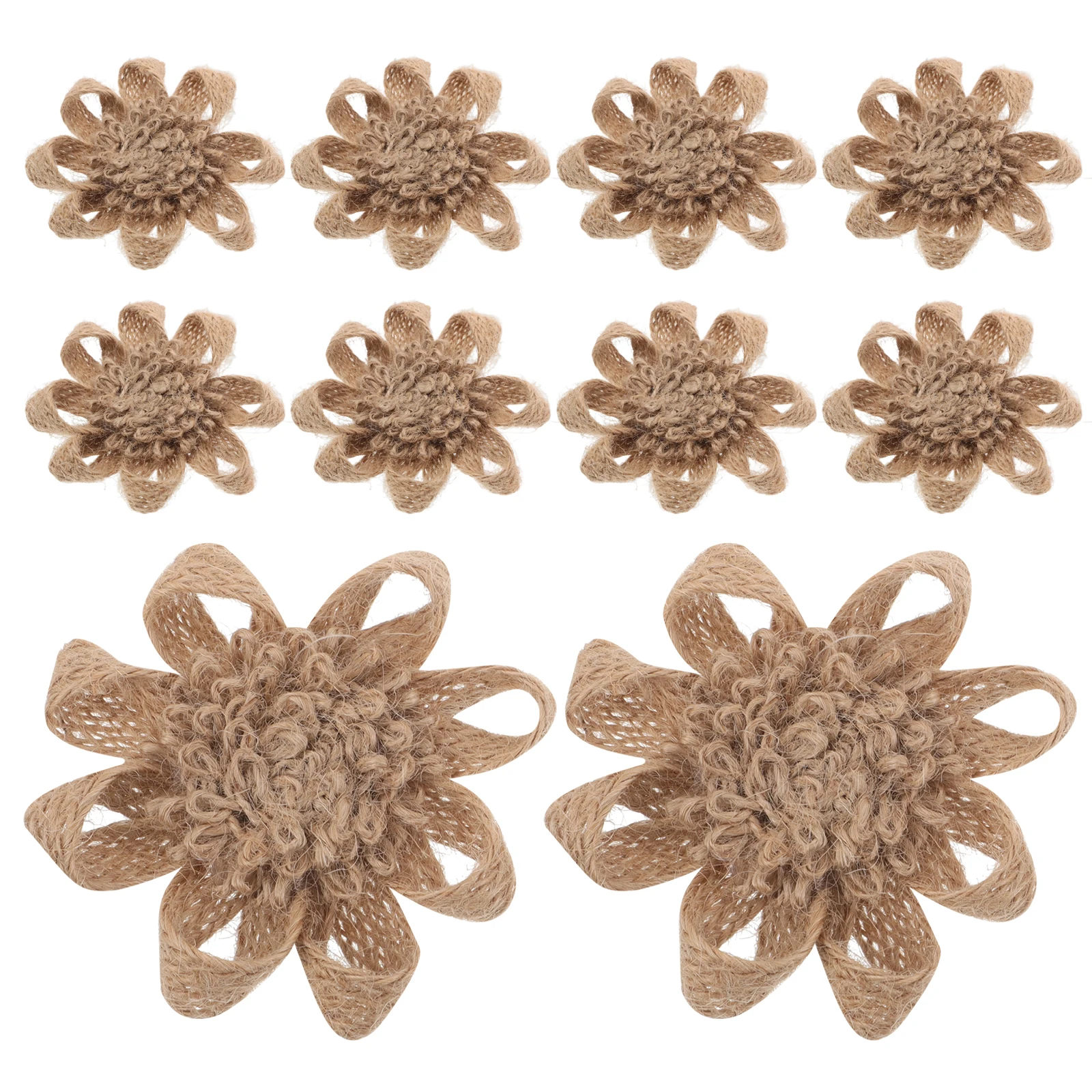 

10 Pcs Handmade Floral Hair Accessories Flowers for Headbands Girls Bride