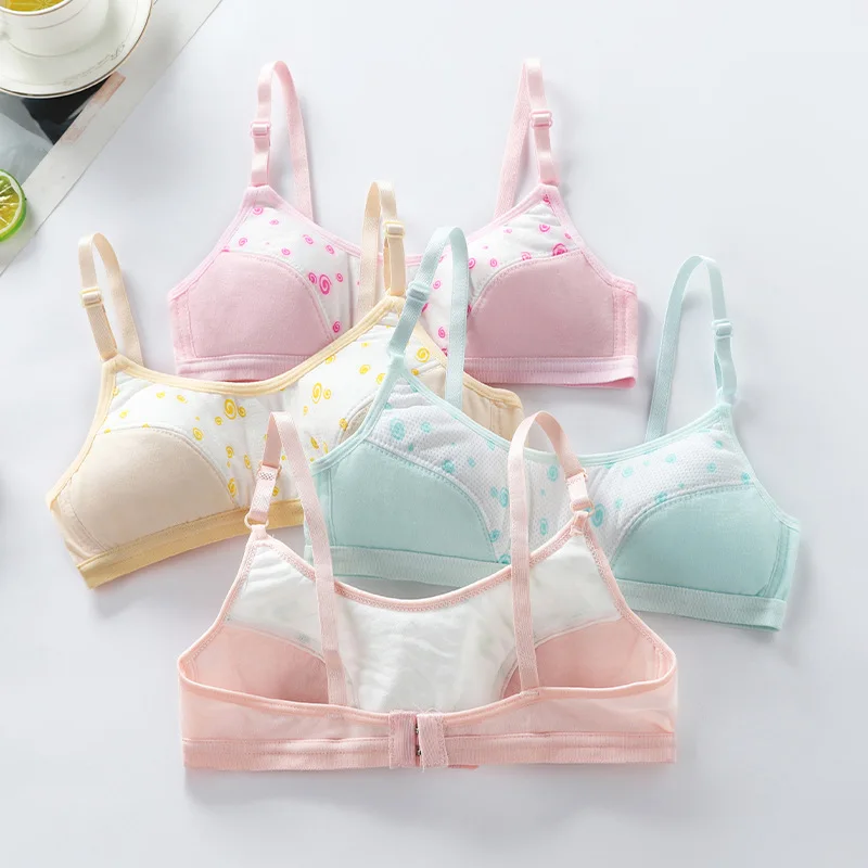 

New Comfortable Girl Development Girl Sling Underwear Non-wired Student Bra Junior High School Student Bandeau Underwear Bra