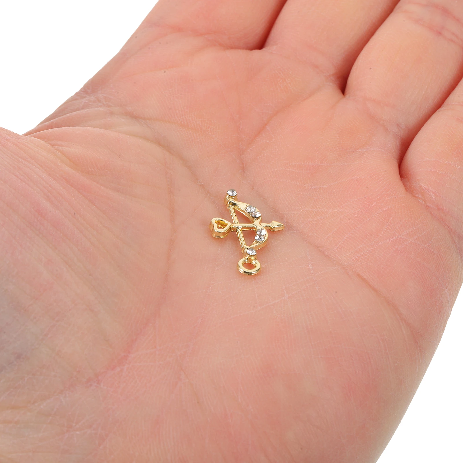 

10Pcs Cupid Arrow Charms Pendants Vintage Alloy Jewelry Making Charms for Necklaces Earrings Bracelets Keychains DIY Accessories