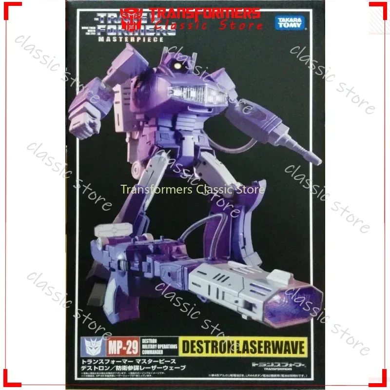 Jouets Transformers classiques, chef-d 'œuvre MP29 MP-29 Destron Laserwave Shockwave KO édition figurines d'action Cybertron, en Stock