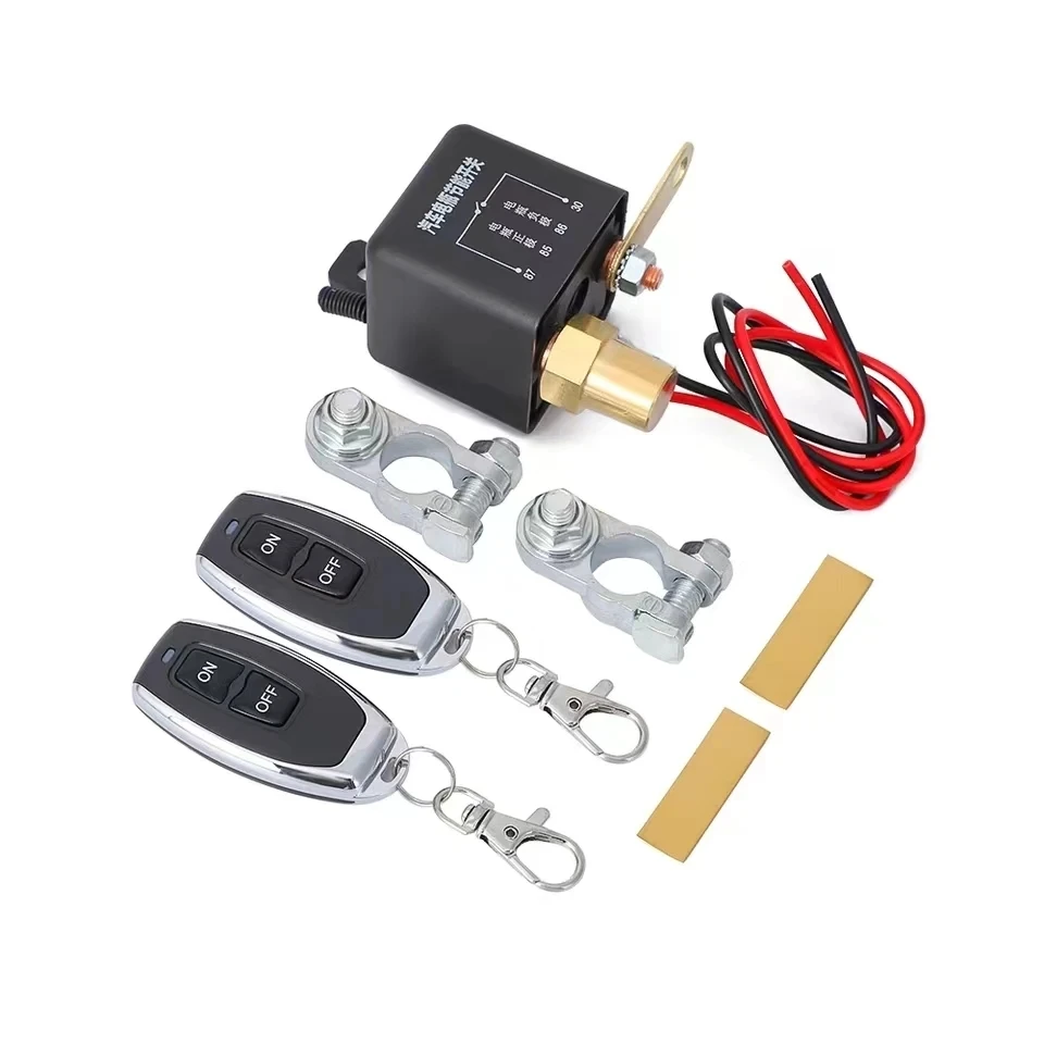 Relé de interruptor de batería Universal para coche, 200A, 12V, 230A, Control remoto inalámbrico integrado, desconexión, aislador maestro