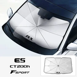 렉서스 CT200H ES FSPORT GS GX IS LS LX NX RX UX용 앞유리 차양, 자동차 인테리어 쉐이드, 자동차 인테리어 액세서리