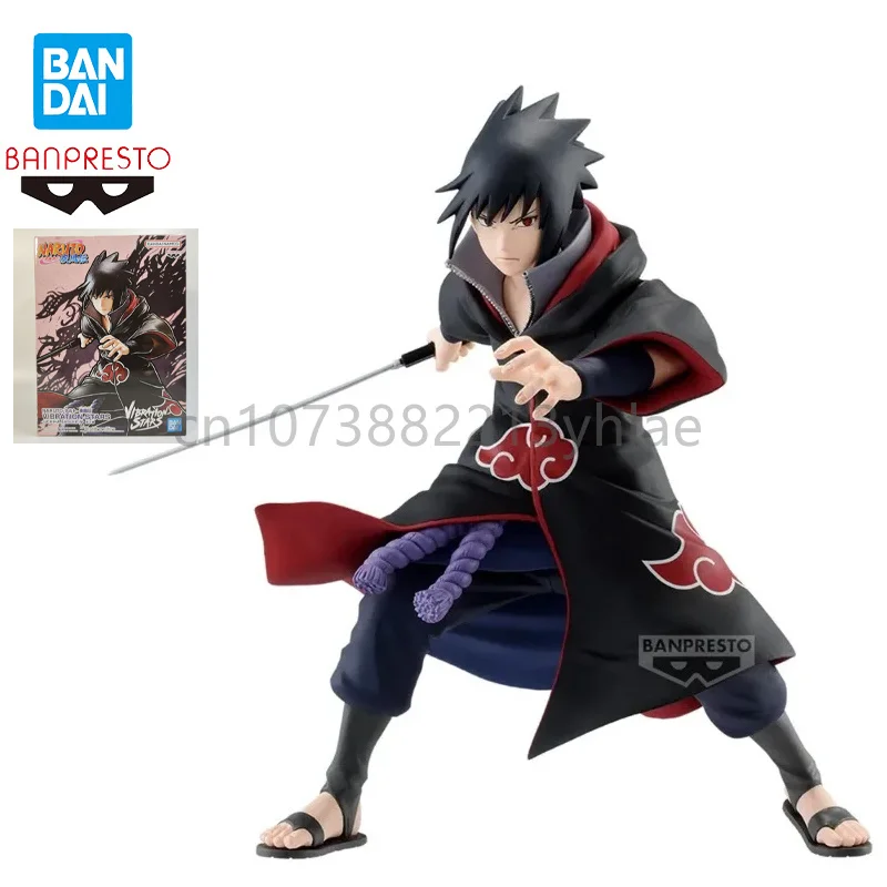 Original In Stock Bandai Banpresto Naruto Shippuden Famous Battle Scene Uchiha Sasuke Anime Movies Cartoon Collect Festival