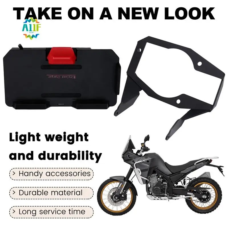 

A11F-Motorcycle Wireless Charger Holder With GPS Navigation Bracket Mount 12MM For 1090 ADV 1190 ADV Accessories