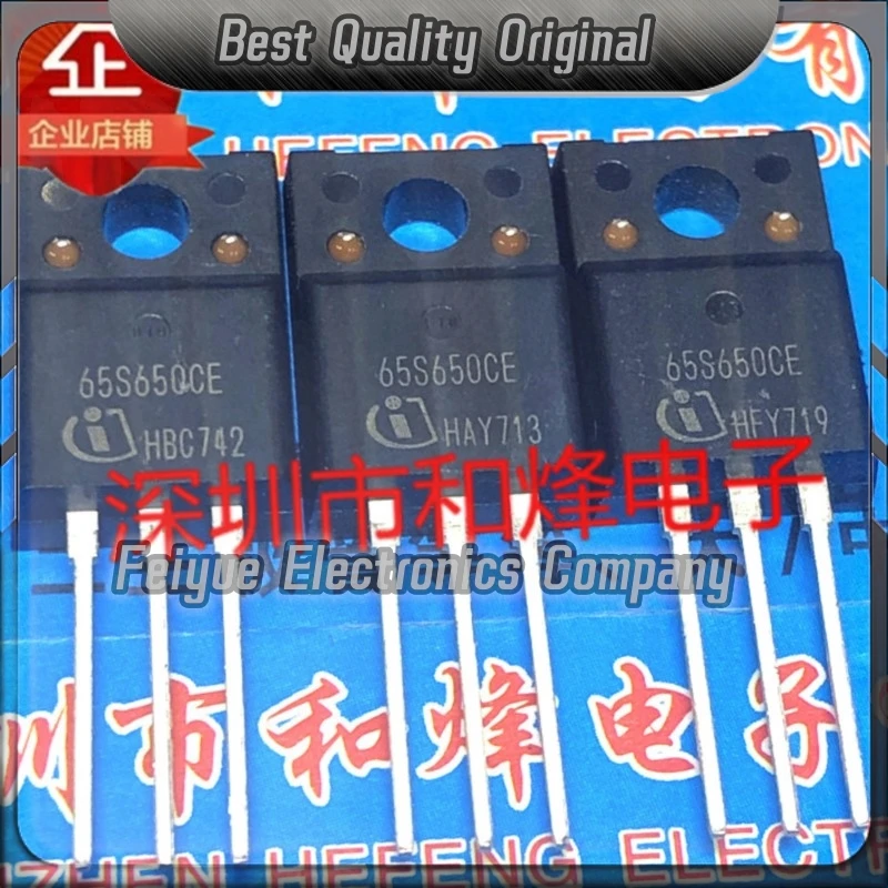 5PCS-20PCS  IPA65R650CE 65S650CE TO-220F  10A 650V MOS Best Quality Imported Original