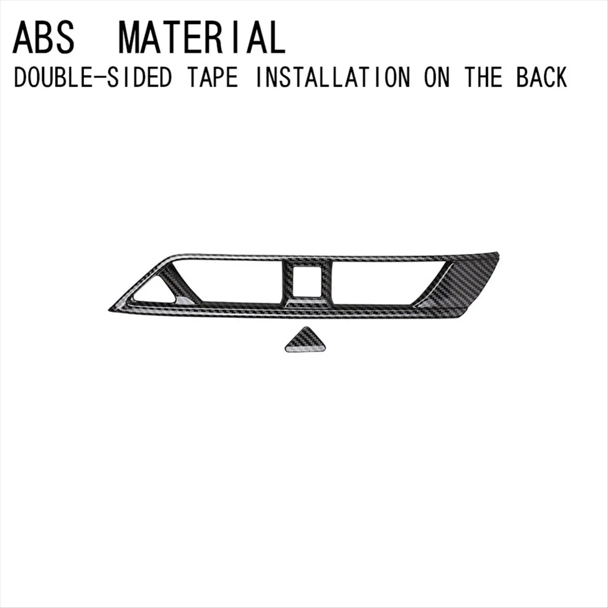Super Sale Car Central Control Air Outlet Frame Air Conditioner Vents Trim Sticker for Suzuki Swift 2024 RHD Glossy Black