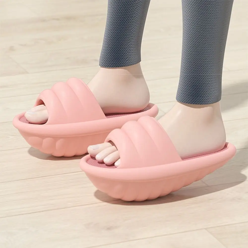 Reliable Swing Body-shaping Shoes Breathable Anti-scratch Home Balance Slippers Conch Shape Anti-slip Massage Rocking Shoes Yoga