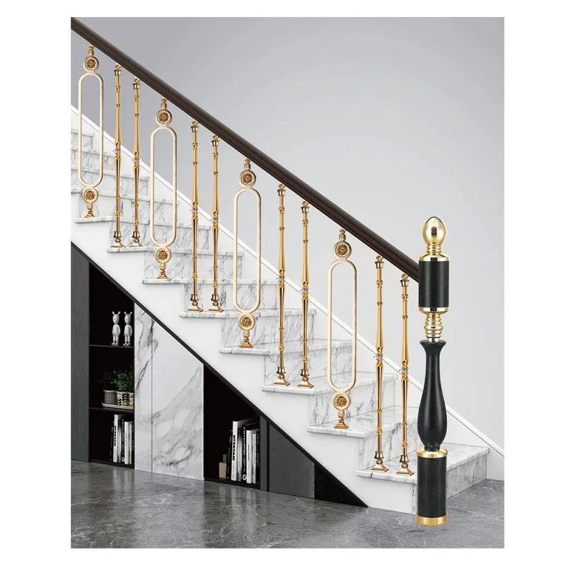 custom.Brass/Copper Balustrades Handrail For Staircases Design