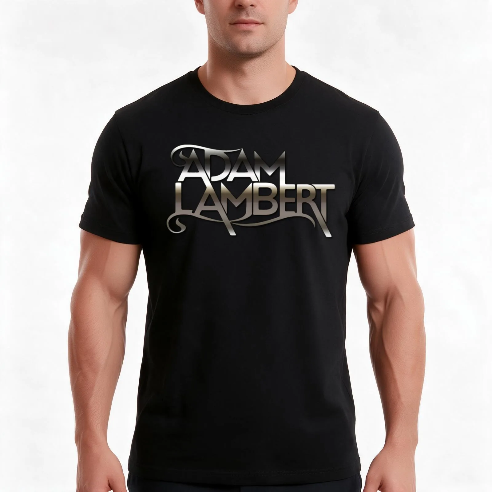 Adam Lambert T-Shirt Summer Casual Cotton Tee Oversized Streetwear Tops Vintage Graphic Print Loose Fit Short Sleeve