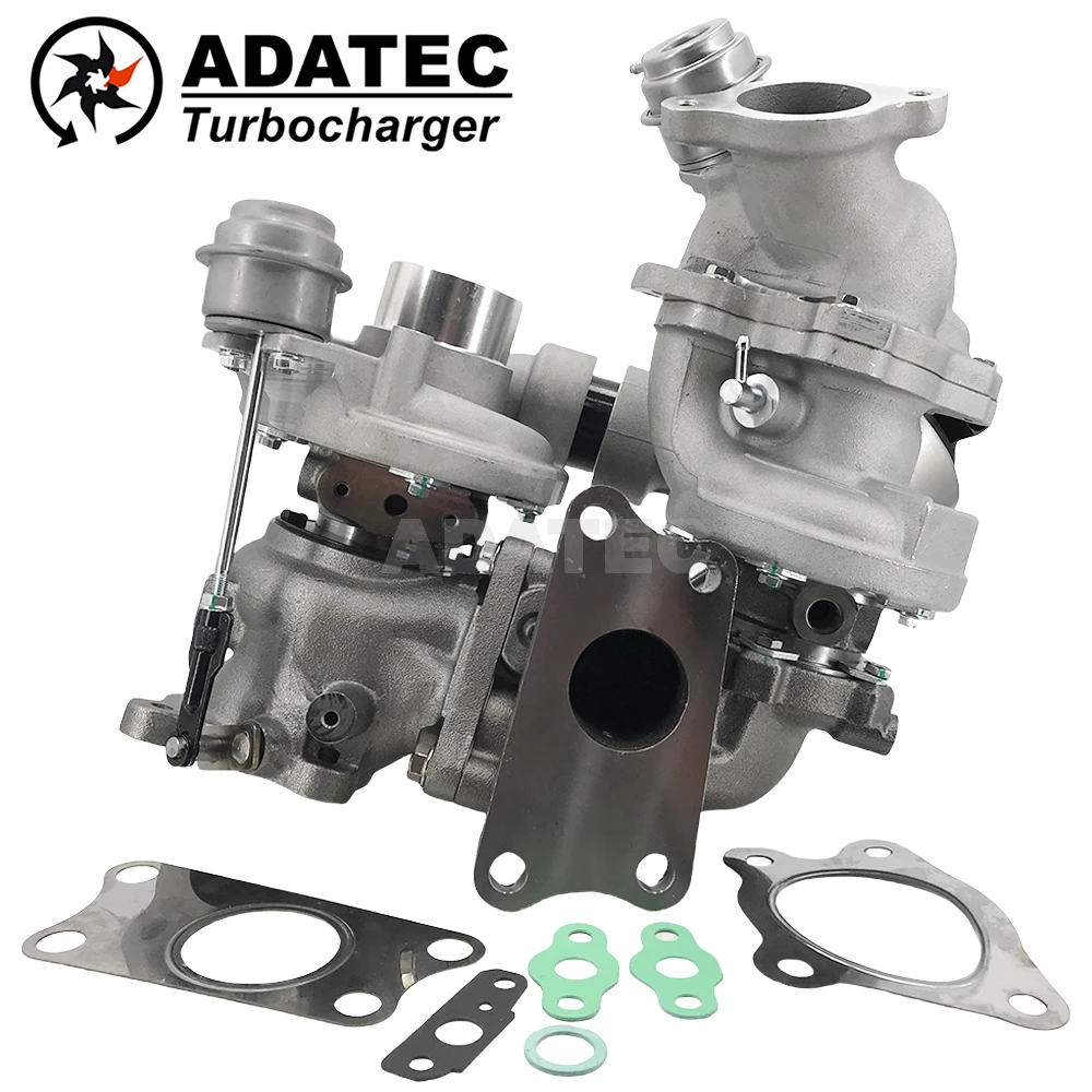 Twin Complete Turbocharger GT1238Z GT1752S 810356 810357 810358 SH01-13700 Full Turbo For Mazda CX-5 SH01 2.2L Passenger Turbine