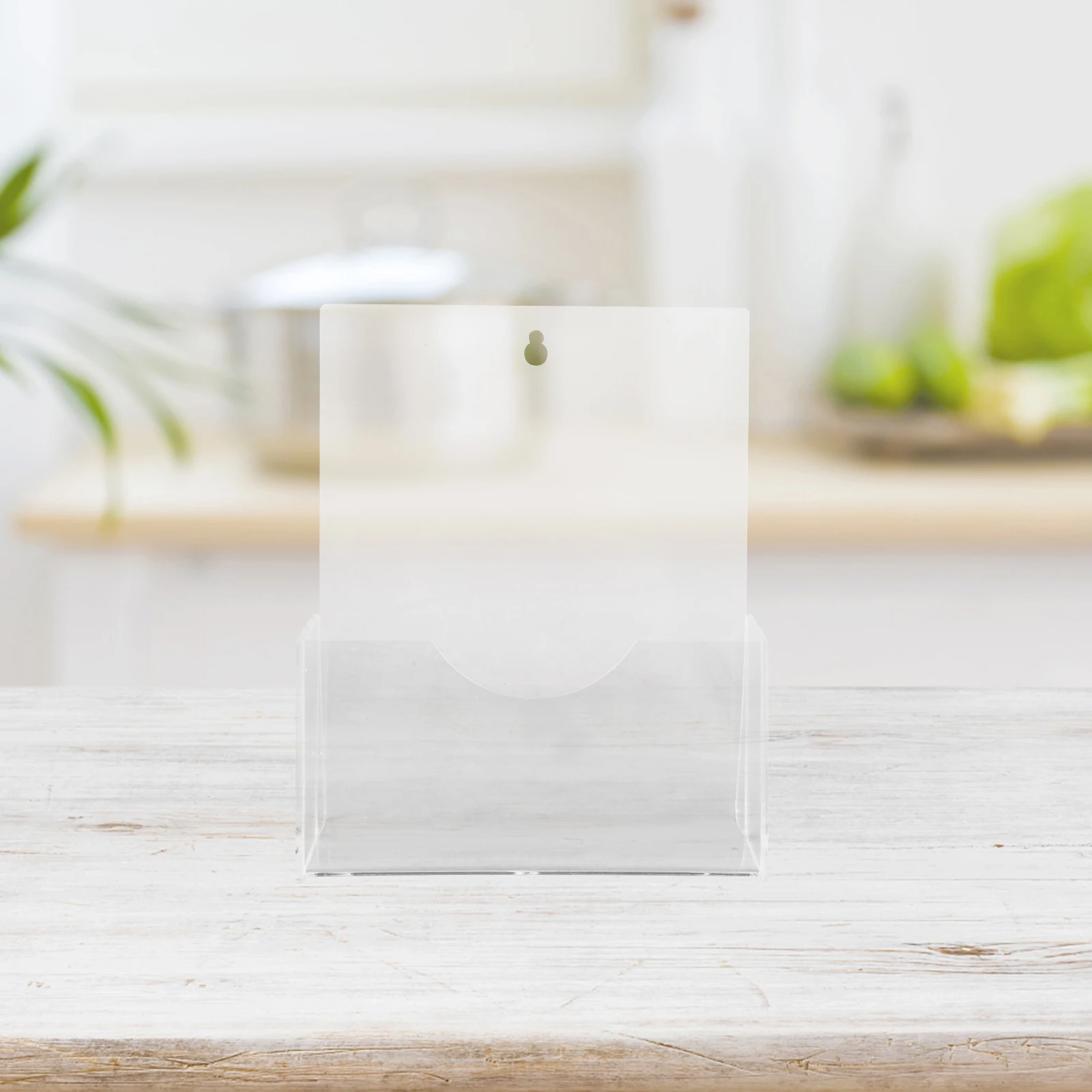 Acrylic Display Stand Clear Magazine Rack Document Holder Brochure Folder Paper Greeting Card Literature File Organizer