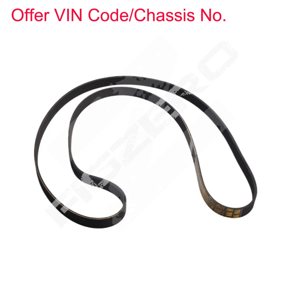 6719970192 6PK1980 Brand New Genuine Engine Serpentine V Belt for Ssangyong Actyon Rexton W Korando Rodius 1pc Black - view 4