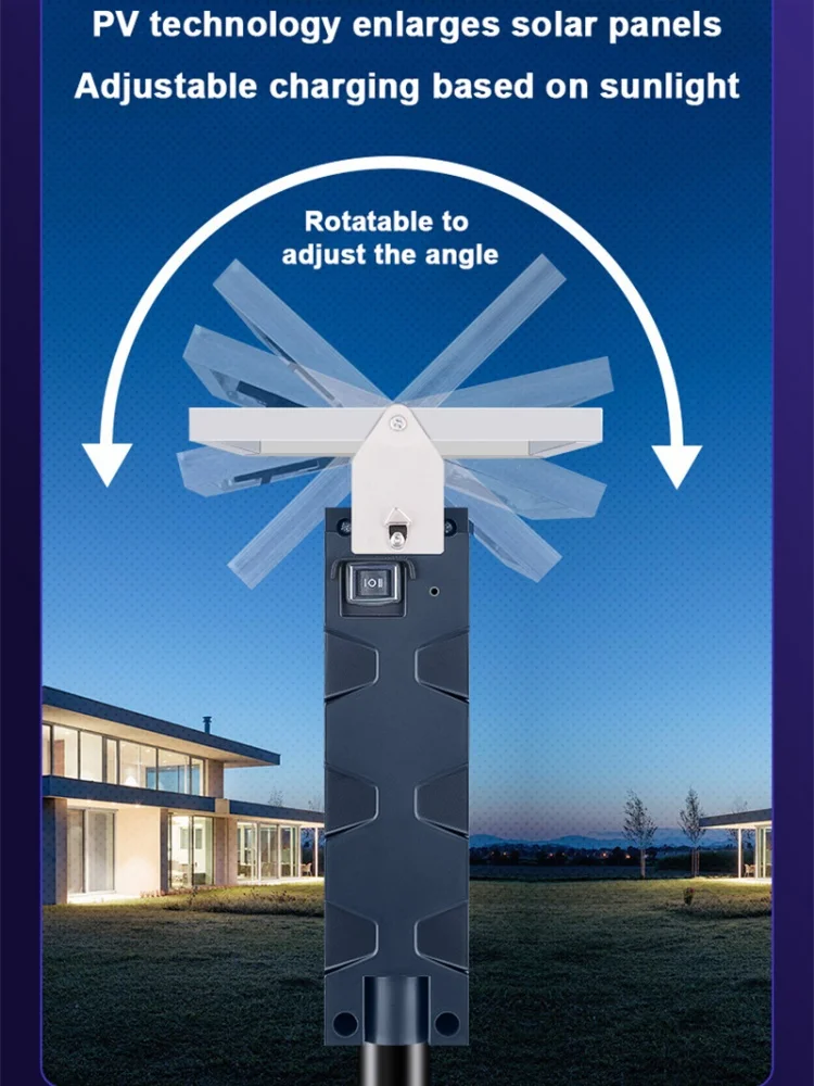 LED lampe anti-moustique grand solaire carré tueur de mouches extérieur jardin pelouse lampe moustique tuer moustique piège lampe