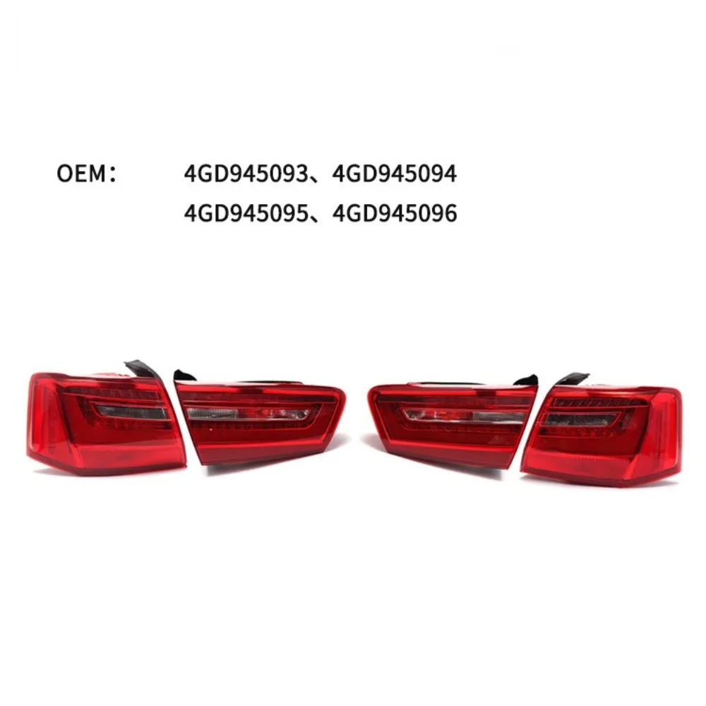 LED Rear Tail Light Brake Lamp For Audi A6 C7 2010-2016 4GD945093 4GD945094 Car Rear Bumper Light Warning Signal Light