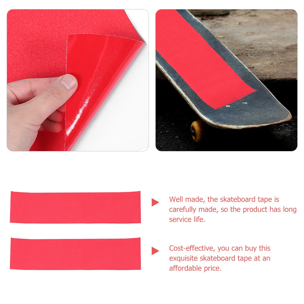 

Skateboard Grip Tapes Self-Adhesive Wear-Resistant Anti-Slip Sheets For Kids Replacement Skateboard Accessories Cycling
