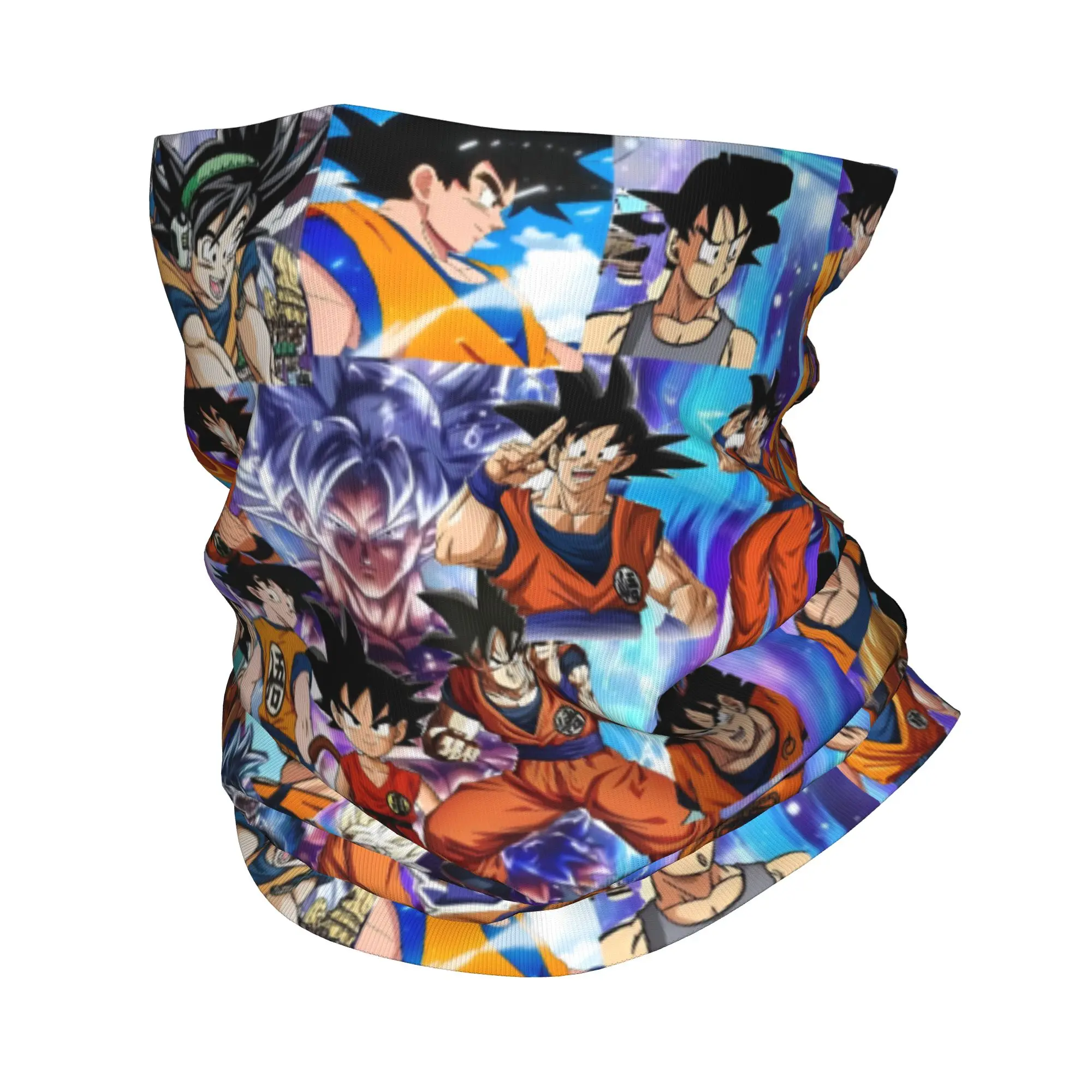 Dragon Ball Z Karakters Bandana Nekwarmer Heren Dames Winter Ski Wandelen Sjaal Gaiter Gezichtsbedekking