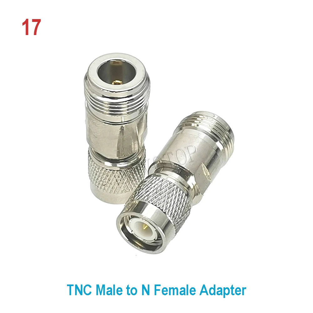1 Stuks N Mannelijk/Vrouwelijk Naar N/Tnc/Bnc/Qma/F Mannelijk/Vrouwelijk Recht/Haaks Coax Adapter
