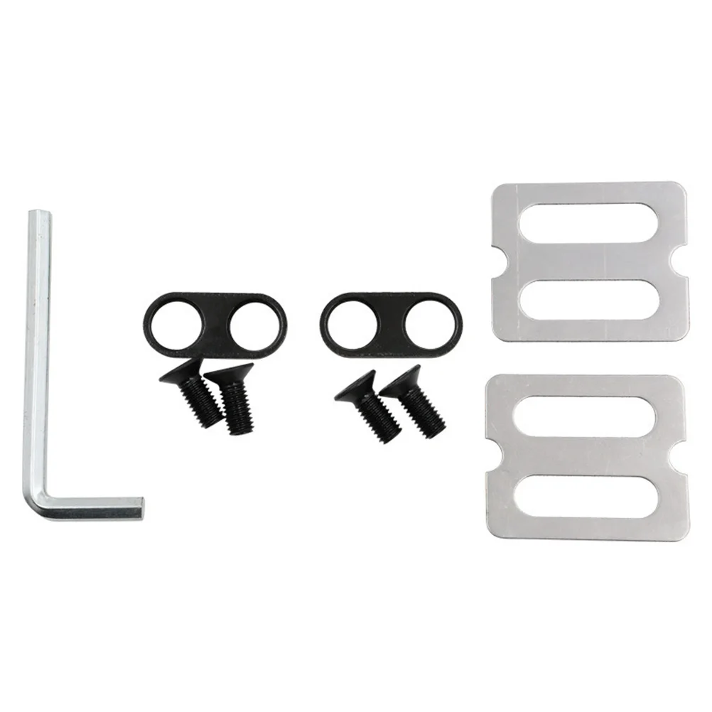 1Set Compatible Mountain Bike Self-Locking Pedal Cleats Set Cycling Accessories Durable Long Term Use Black Wrench