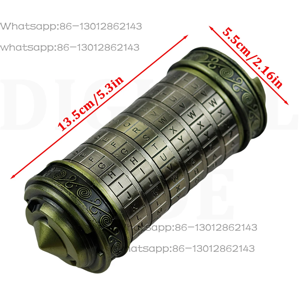 パスワードおもちゃ-金属製パスワードボックス-ヴィンティロック-知育玩具-バレンタインデーギフト