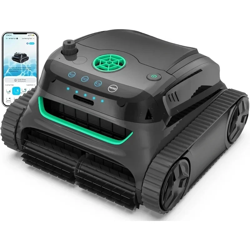 Cordless Pool Vacuum, Robotic Pool Cleaners   Runtime, Intelligent Navigation,   Cleaning Appliances