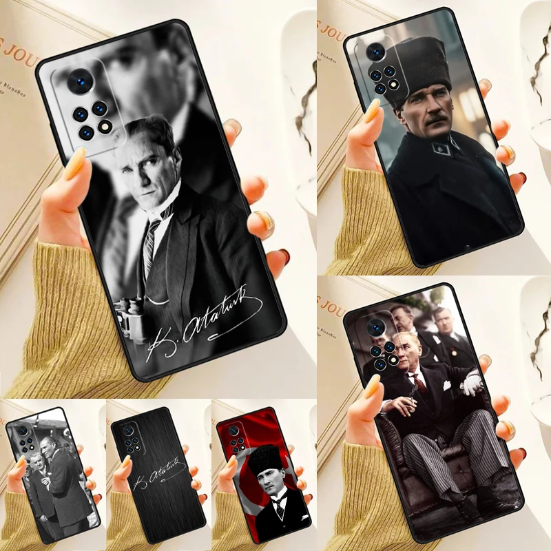 Mustafa Kemal Ataturk Case For Samsung Galaxy S24 Plus S23 S20 S21FE Lite S22 Ultra Note 20 S8 S9 S10 Phone Coque