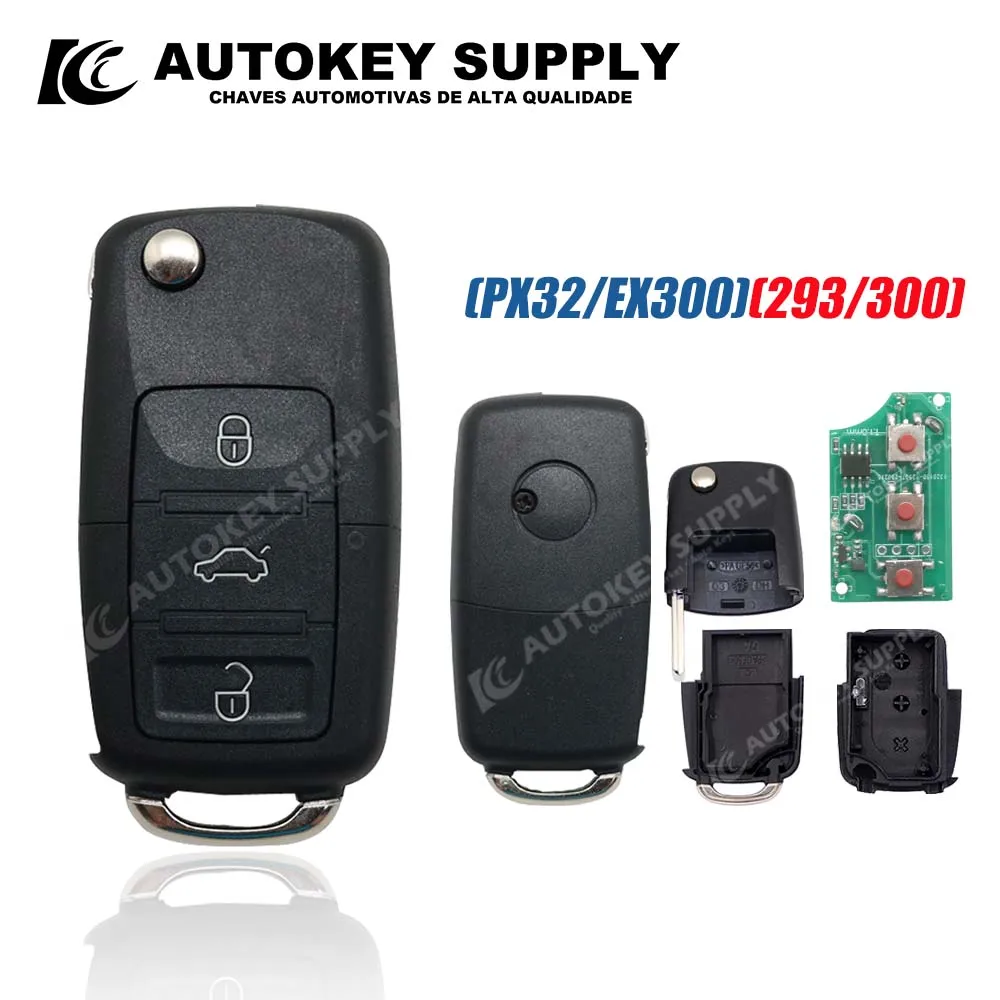 

Autokeysupply AKBPCP092 Double program without battery holder (PX32/EX300) Burglar Alarm Control For Brazil Positron