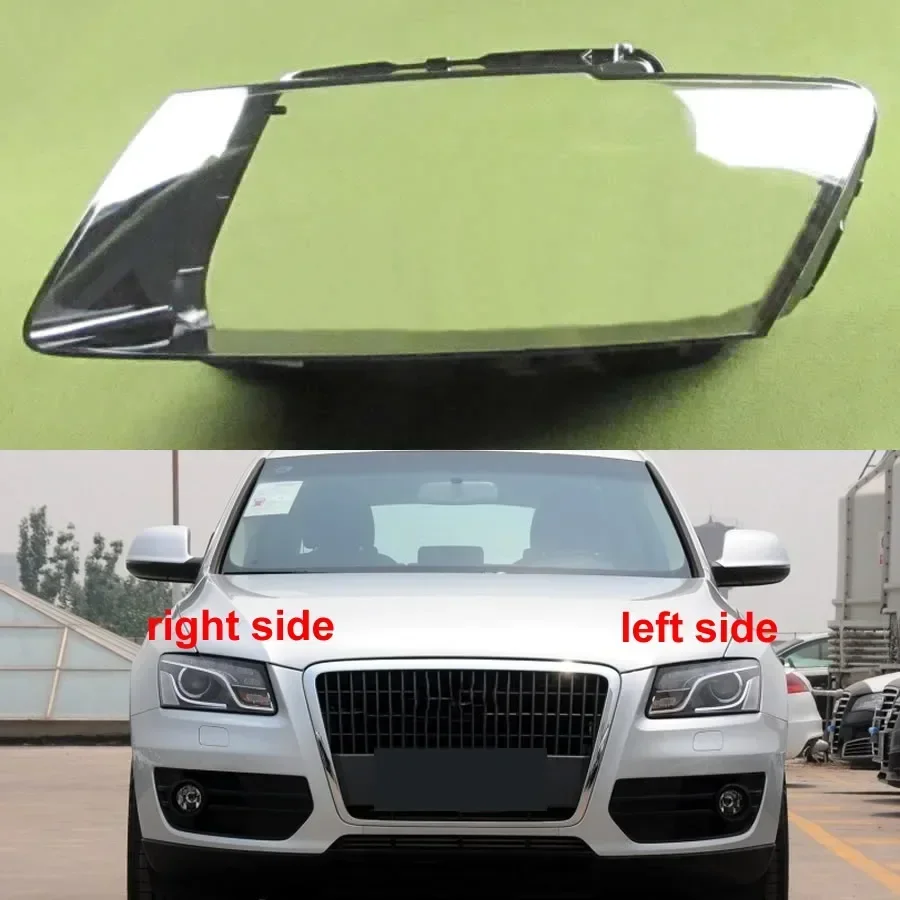 

For Audi Q5 2010 2011 2012 Car Accessories Headlamp Cover Transparent Lamp Shade Headlight Shell Lens Plexiglass