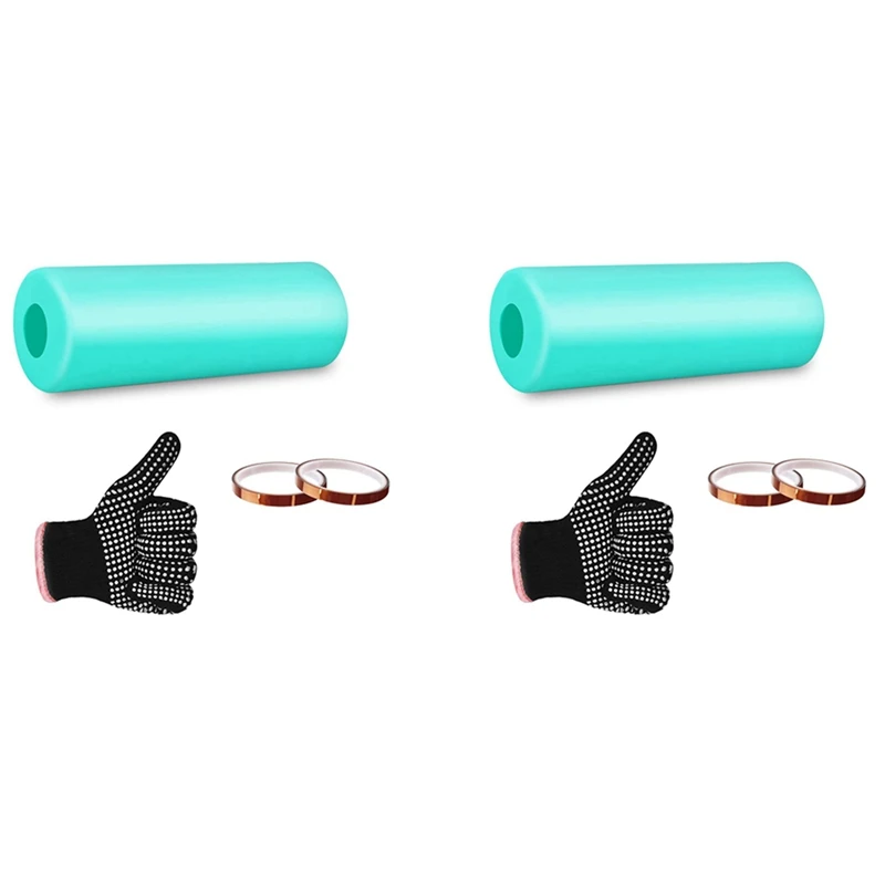 

2X Silicone Bands For Sublimation Tumbler,For 20Oz Skinny Straight Blanks Cups, With Heat Resistant Gloves Tape