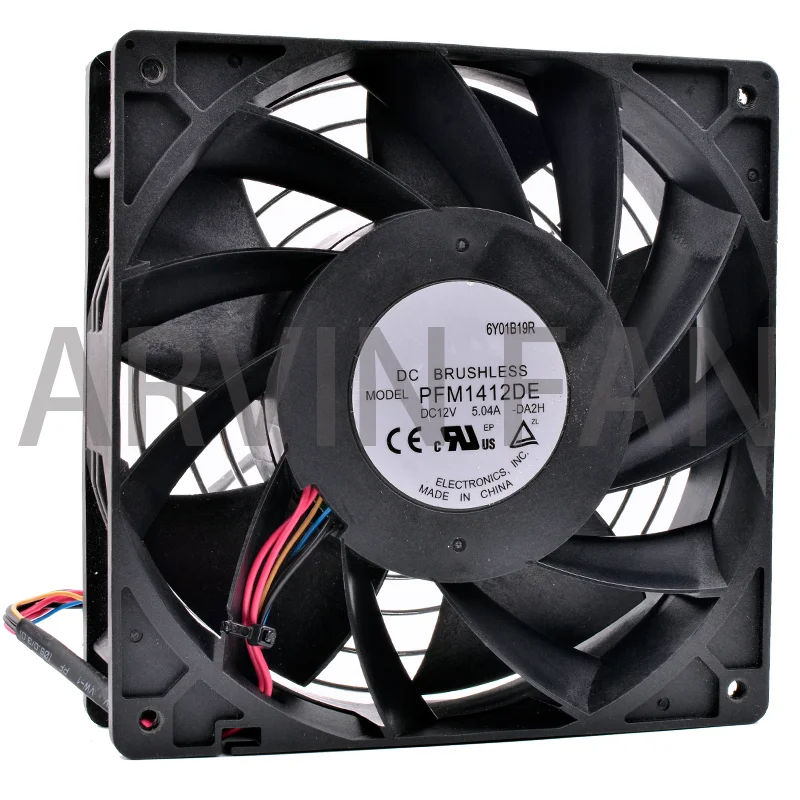 Brand New Original PFM1412DE 14cm 14038 140x140x38mm DC12V 5.04A Server Cooler Large Air Volume Supercharged Cooling Fan