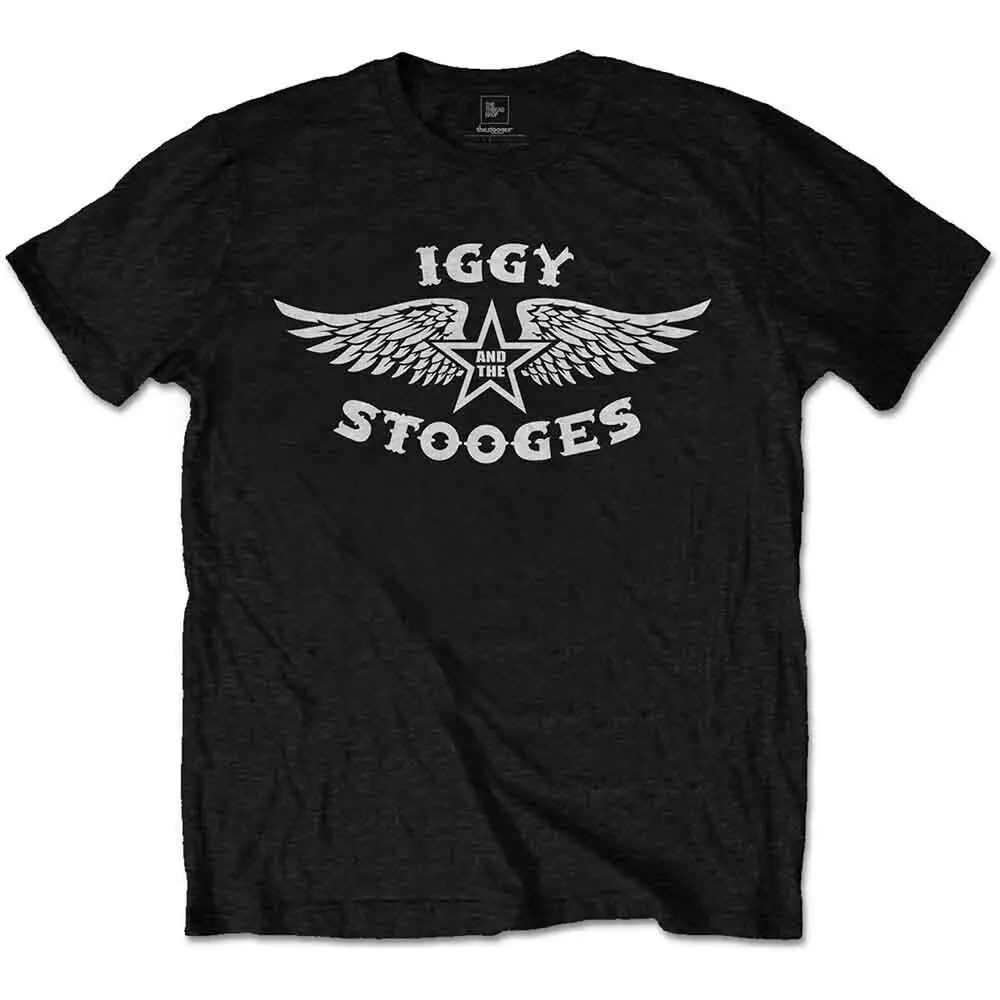 

Iggy The Stooges Wings T Shirt Black New