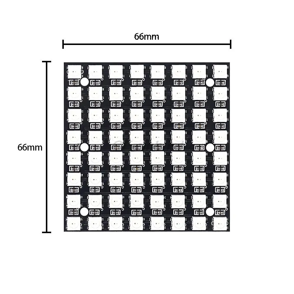 WS2812 LED 5050 RGB 8x8 64 LED Matrix for Arduino 16 LED