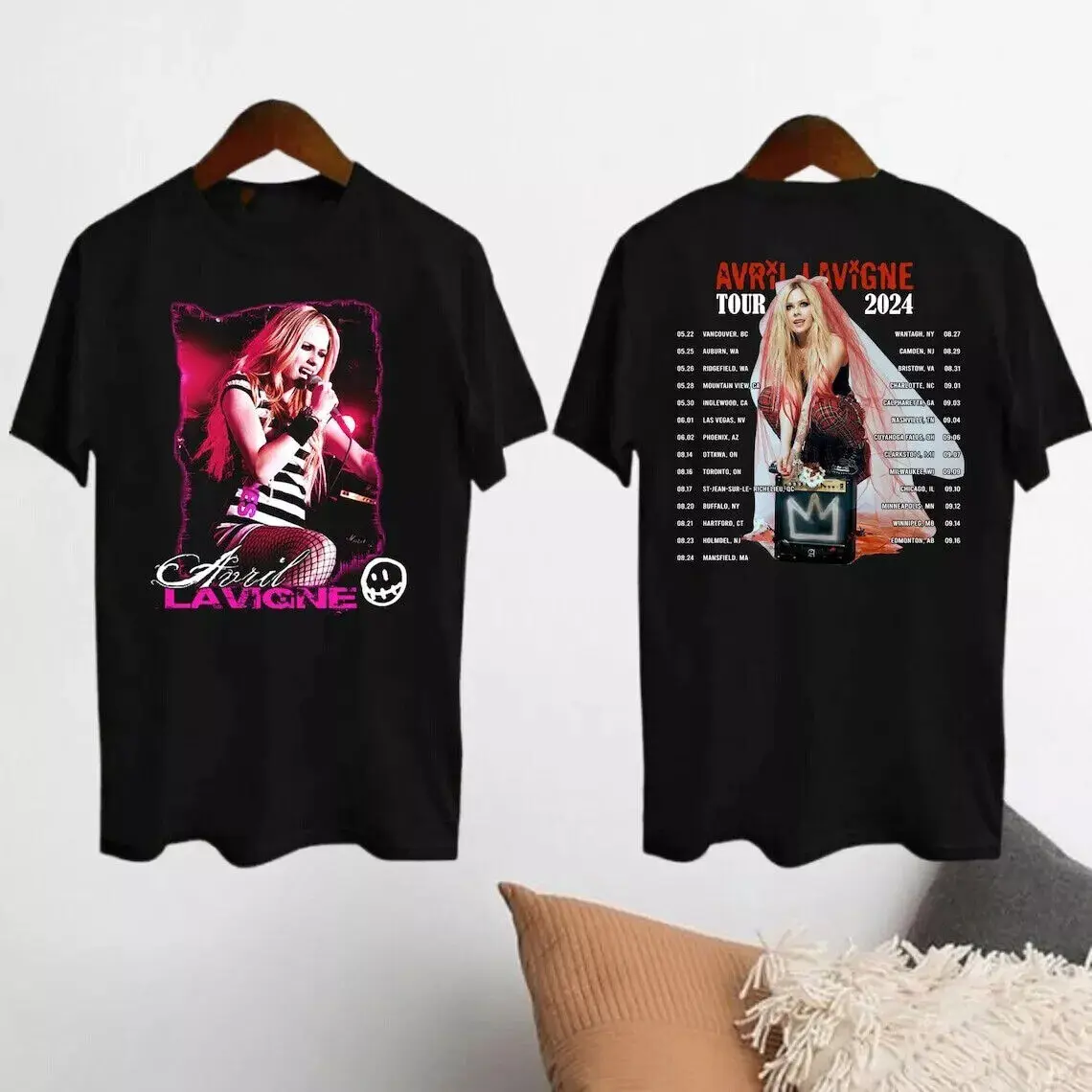 Avril Lavigne Greatest Hits Tour 2024 T-Shirt